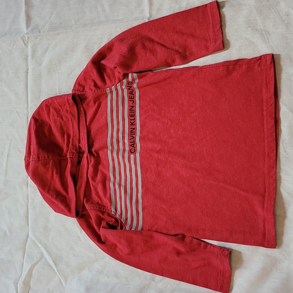 Calvin Klein Red Sweater Hoodie